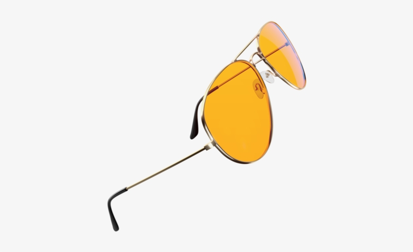 The Best Blue Light Blocking Glasses For Better Sleep - Aviator Sunglasses, transparent png #2107579