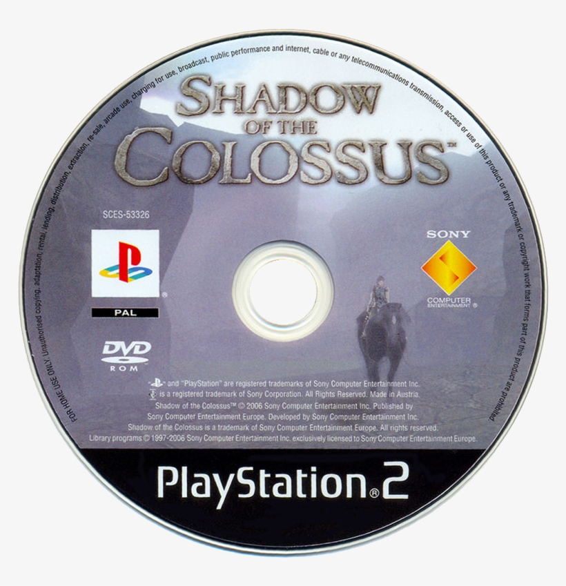 Shadow Of The Colossus - Dvd Shadow Of The Colossus Ps2, transparent png #2107712