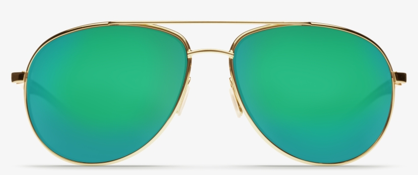 Costa Del Mar Wingman Sunglasses In Gold, Metal Frames - Sunglasses Mirror Png, transparent png #2107738