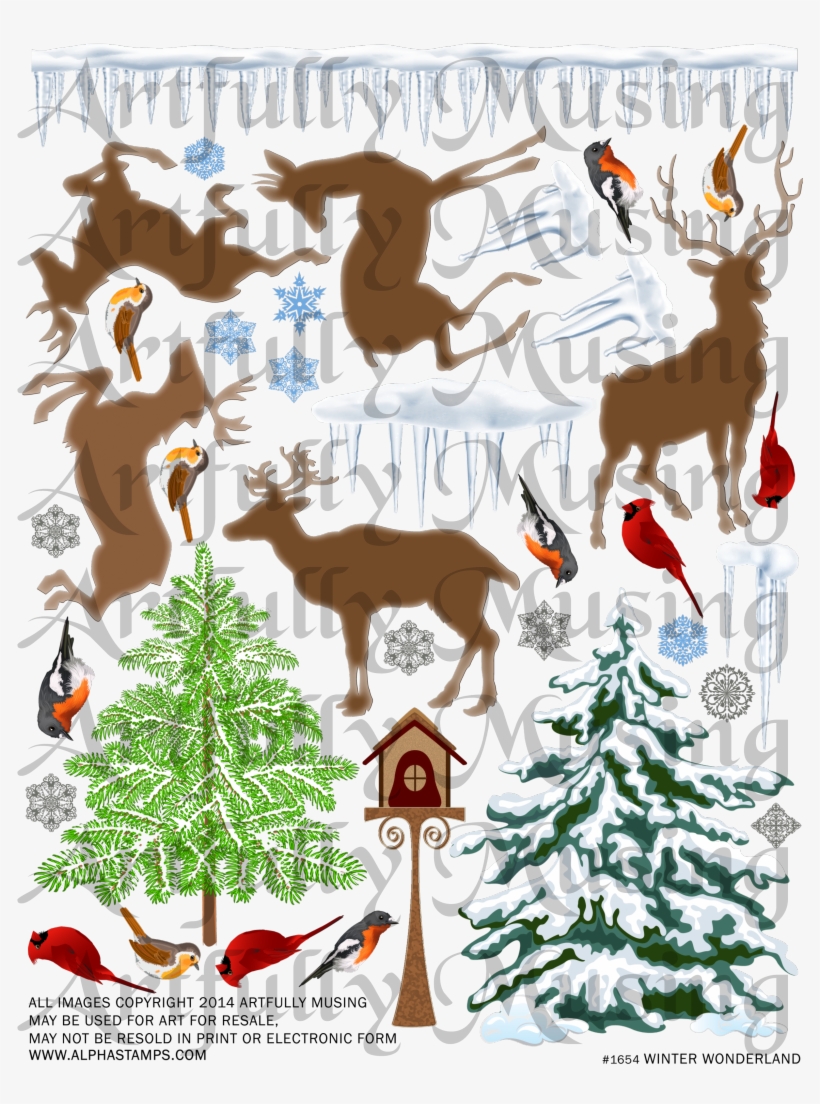 The Winter Wonderland Collage Sheet Is Filled With - Kisses Were Snowflakes Embroidery Design, transparent png #2107855