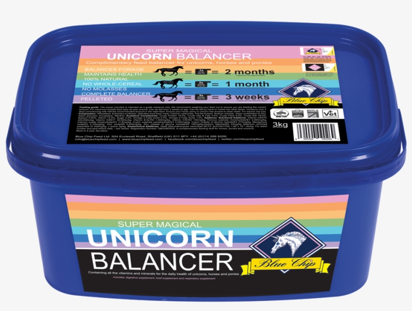 Unicorn Balancer Pack Transparent - Blue Chip Super Concentrated Senior Balancer Horse, transparent png #2108779