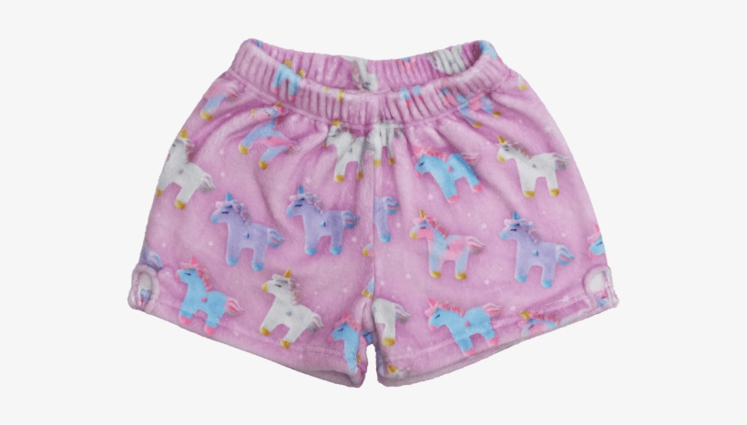 Picture Of Unicorns And Stars Plush Shorts - Board Short, transparent png #2108813