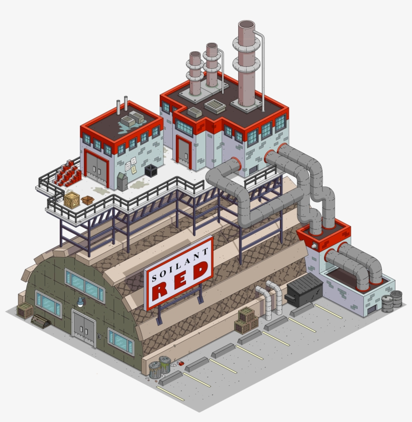 Soilant Red Factory Menu - Factory, transparent png #2108839