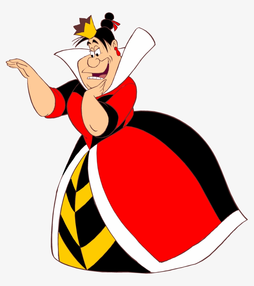 Personagens Alice Png - Queen Of Hearts And Alice, transparent png #2108905