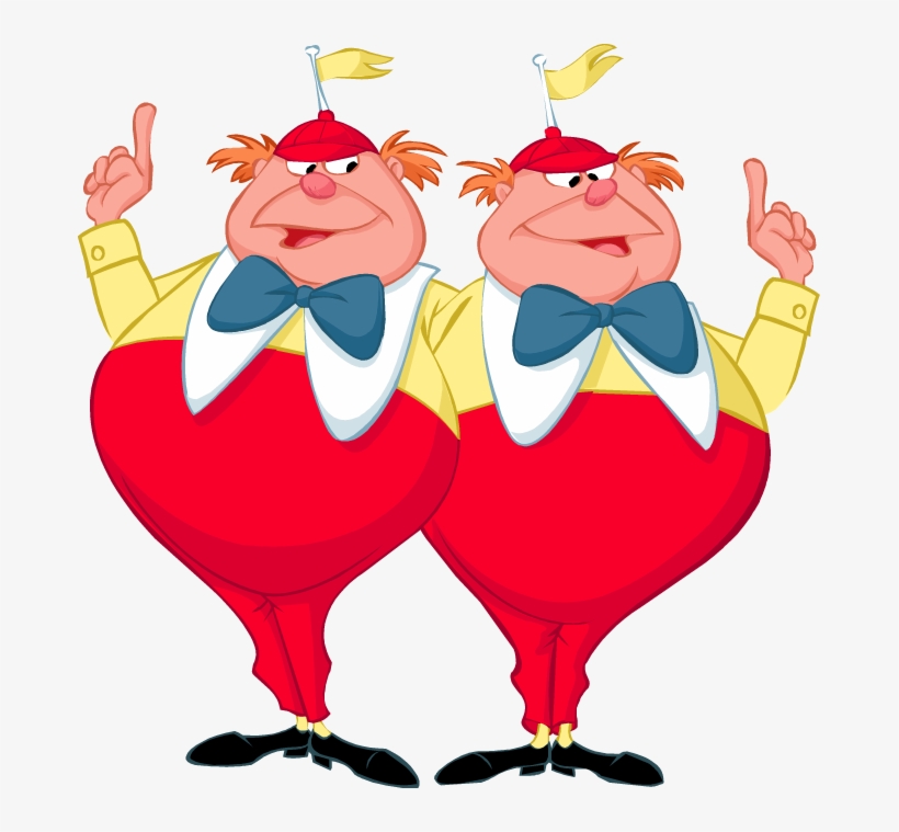 Tweedle Dee And Tweedle Dum Cartoon