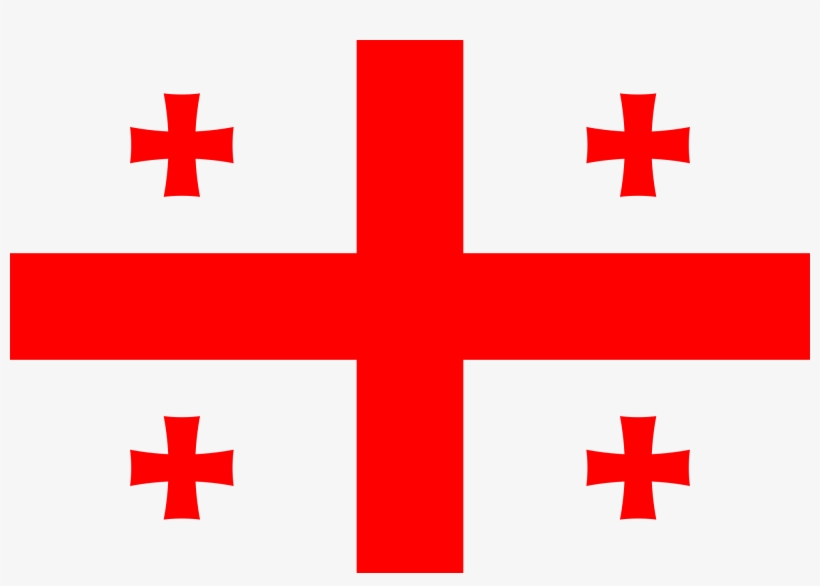 Fileflag Of Georgia - Georgia National Flag, transparent png #2109209