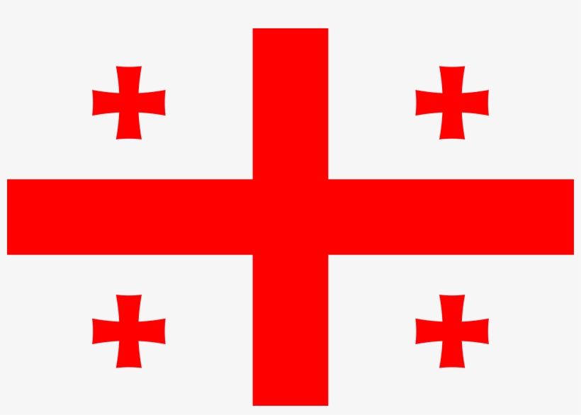 Fileflag Of Georgia - Georgia National Flag, transparent png #2109209