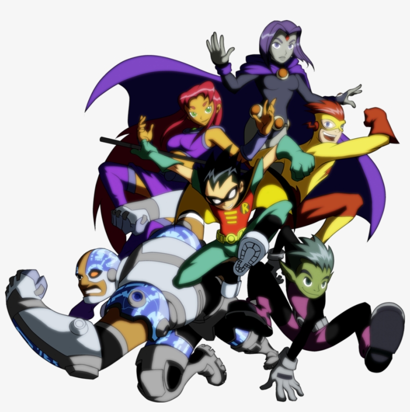 Teen Titans Transparent Png - T Shirt Teen Titans, transparent png #2109301