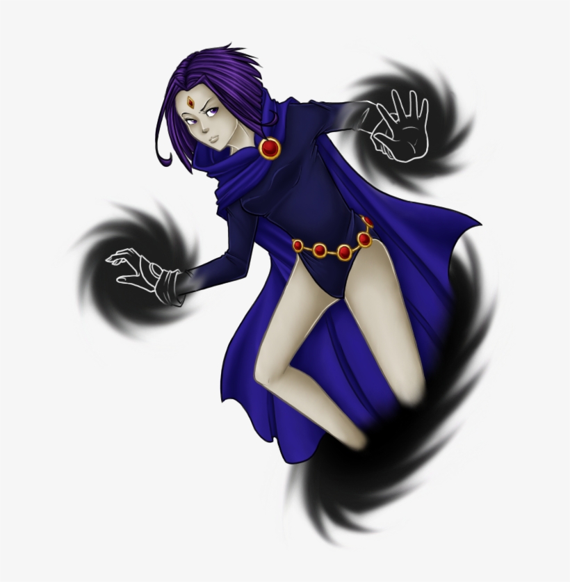 Clipart Free Download Teen Titans By Kingscorner On - Teen Titans Raven Png, transparent png #2109428