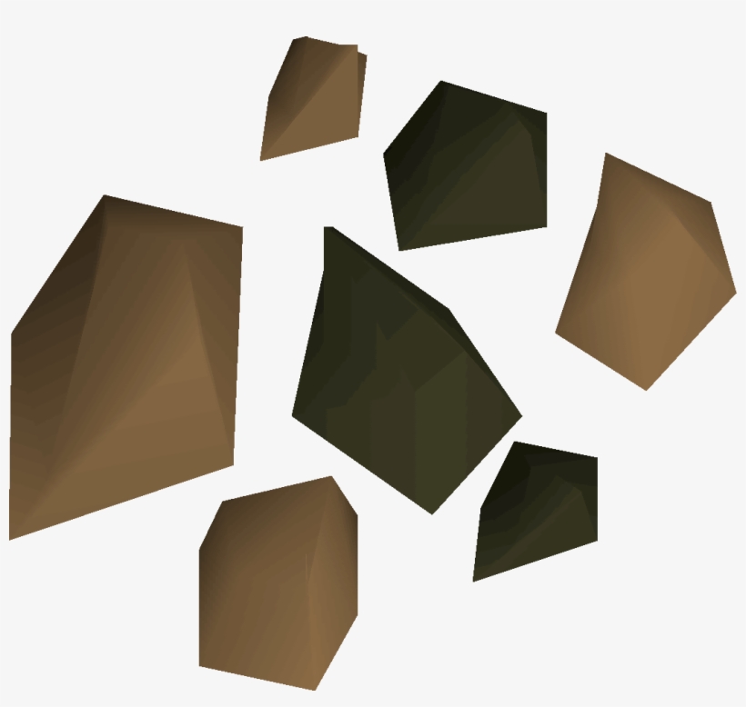 Coal Detail - Runescape Ore, transparent png #2109541