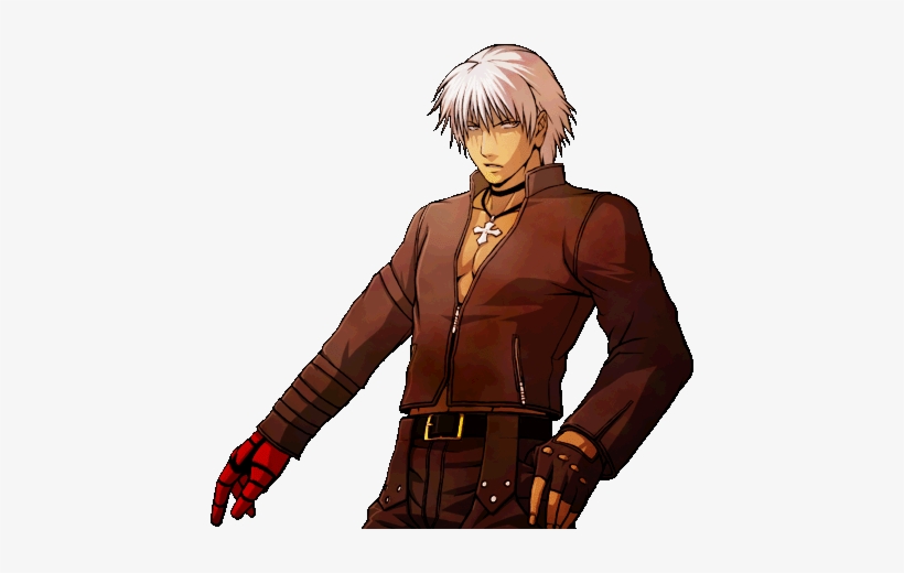 Clip Transparent Library Fighting Brothers Clipart - Tanned Skin White Hair Anime, transparent png #2109601