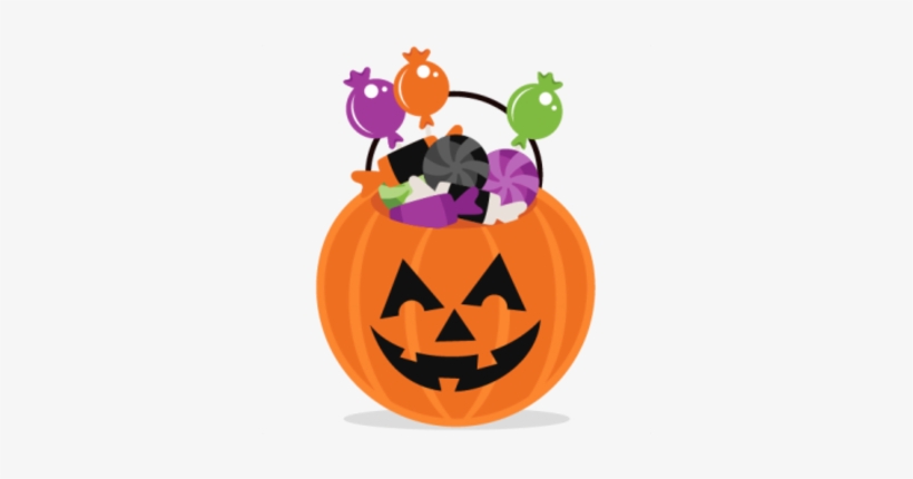 Halloween Candy In Bucket - Trick Or Treat Png, transparent png #2109636