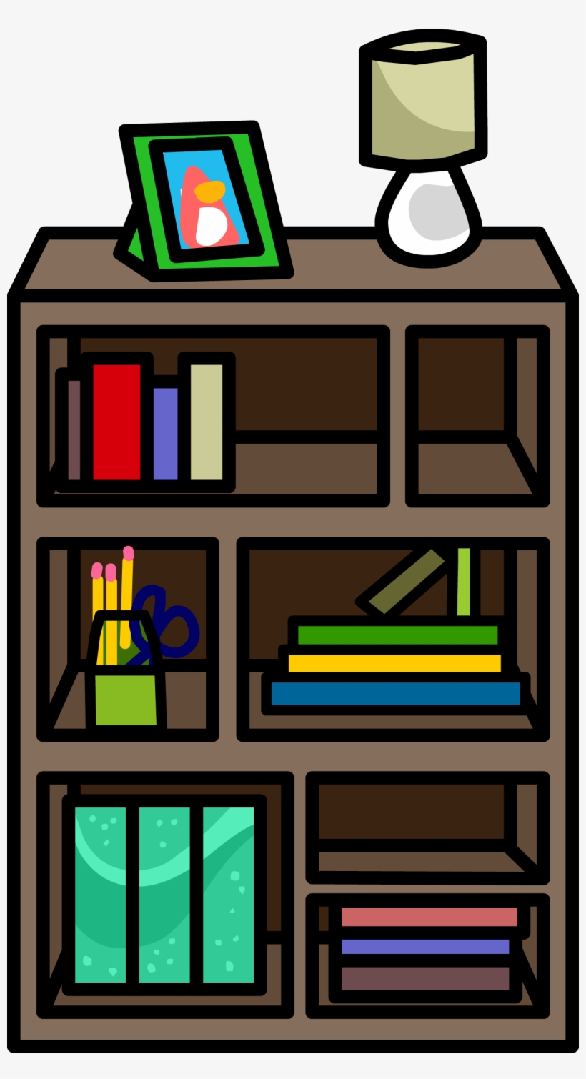 Funky Bookshelf Sprite 003 - Bookcase, transparent png #2109851