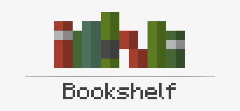 Minecraft Bookshelf Free Transparent Png Download Pngkey