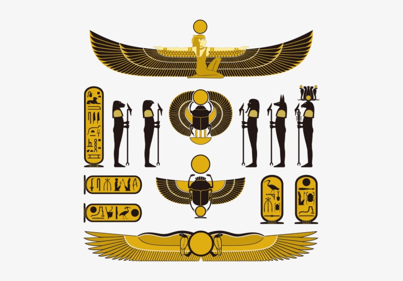 Free Png Egypt Png Images Transparent - Ancient Egypt Winged Sun Disk Symbol, transparent png #2110667