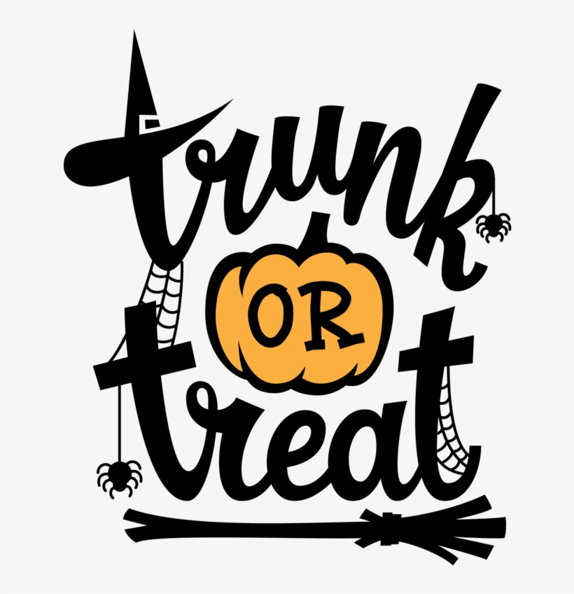 Trunk Or Treat-01 - Trick Or Treat Lettering, transparent png #2110669
