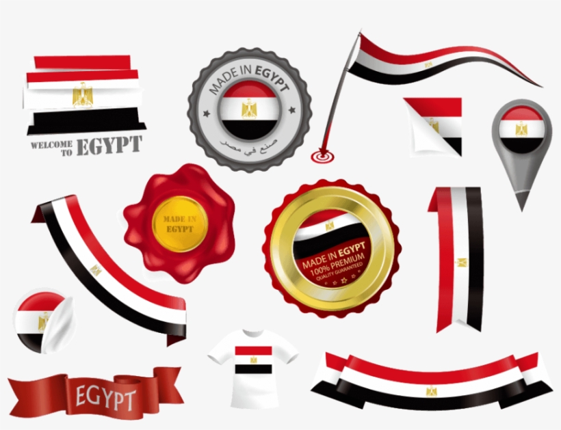 Free Png Egyptian Flag And National Emblem Png Images - Flag Of Egypt, transparent png #2110766