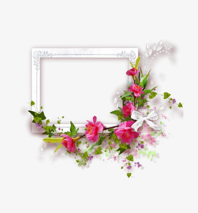 Gf Frame Floral, Writing Paper, Png Photo, Scrapbook - Imagens De Fundo Com Flores Png, transparent png #2110912