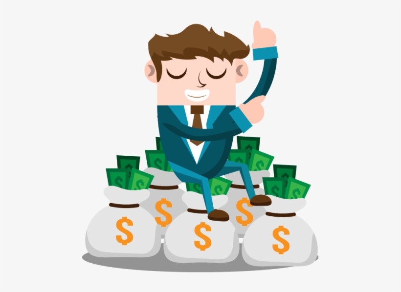 Business Man With Money, Business, People, Man Png - Png Of Business Money  Cartoon - Free Transparent PNG Download - PNGkey