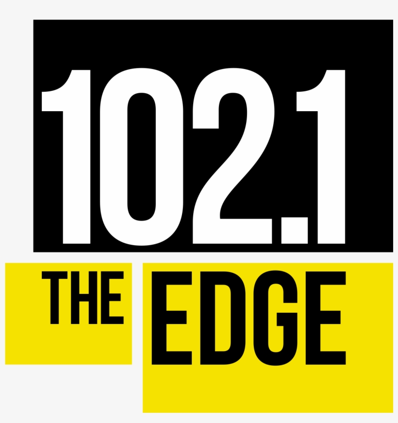 1 The Edge Logo - 102.1 The Edge Logo, transparent png #2111208