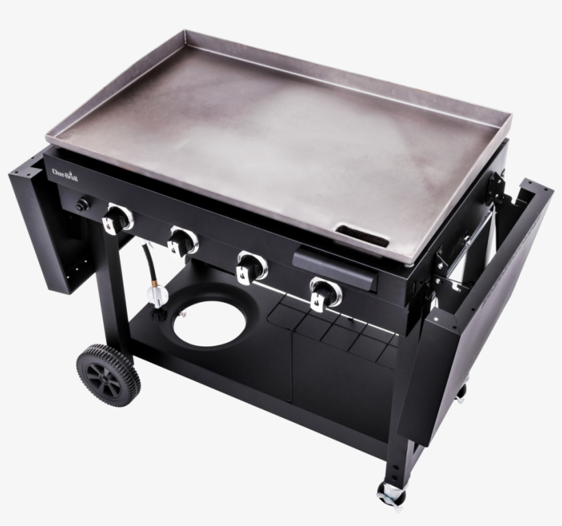 4 Burner Gas Griddle - Barbecue Grill, transparent png #2111345