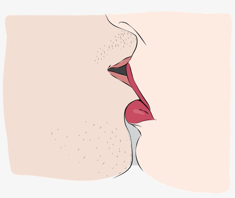 Beijo, Paixão, Closeup, Boca, Mulher, Macho - Kiss, transparent png #2111467