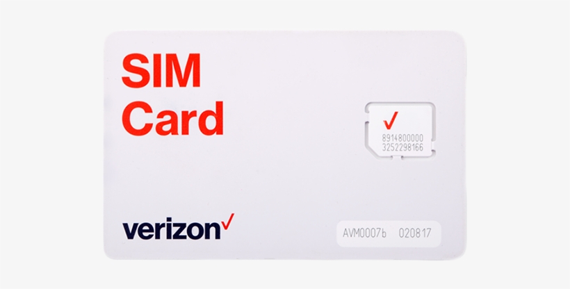Verizon 4g Lte Industrial Sim Card - Verizon Sim Cards For Iphone, transparent png #2111649