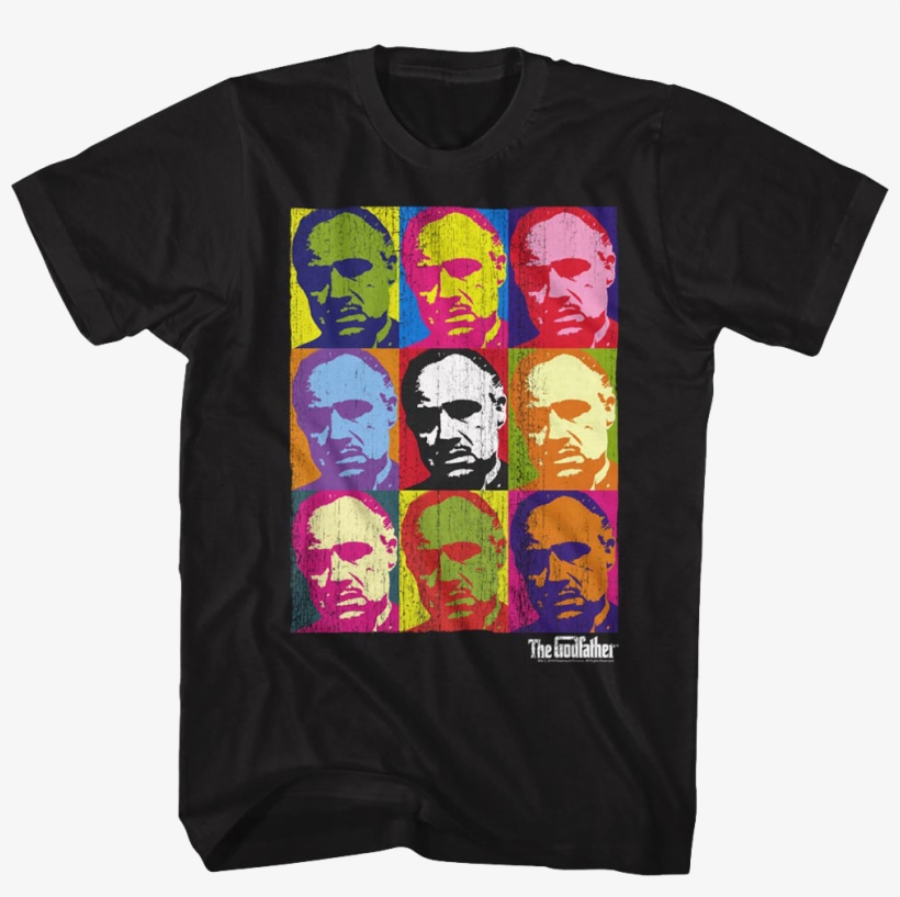 Pop Art Godfather T-shirt - Godfather, transparent png #2111670