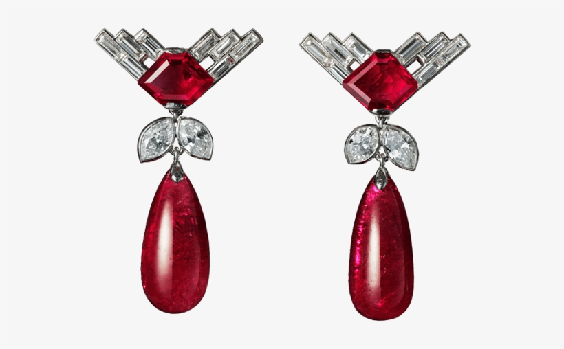Cartier Art Deco Earrings - Cartier London Art Deco, transparent png #2111992