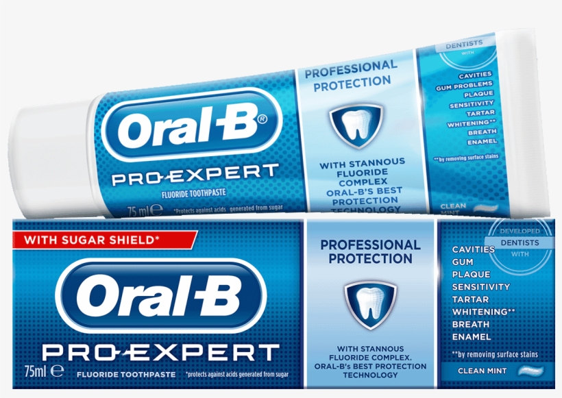 Oral B Pro Expert Professional Protection Toothpaste - Oral B Toothpaste, transparent png #2112353