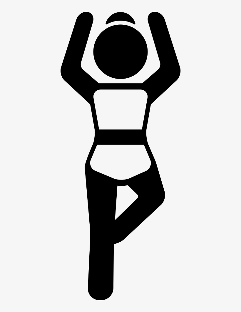 Girl Standing Up With Flexed Knee Comments - Silhueta De Esportistas, transparent png #2112425