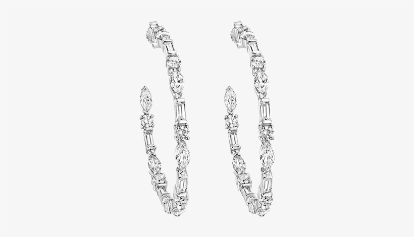 Hoop Earrings - Sketch, transparent png #2112452