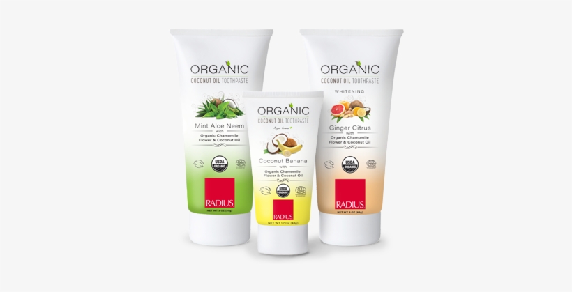 Radius - Organic Coconut Toothpaste Coconut Banana, transparent png #2112595