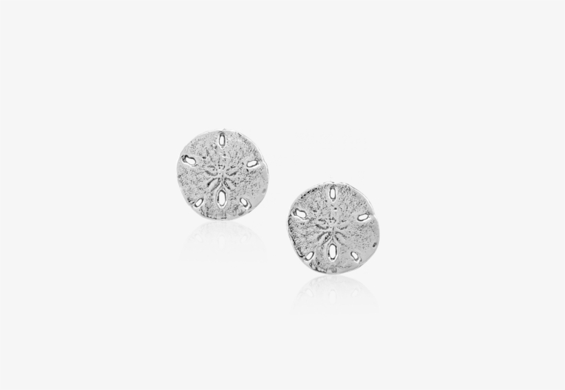 Sand Dollar Earrings - Mignon Faget Sand Dollar Dangle Earrings - Sterling, transparent png #2112616