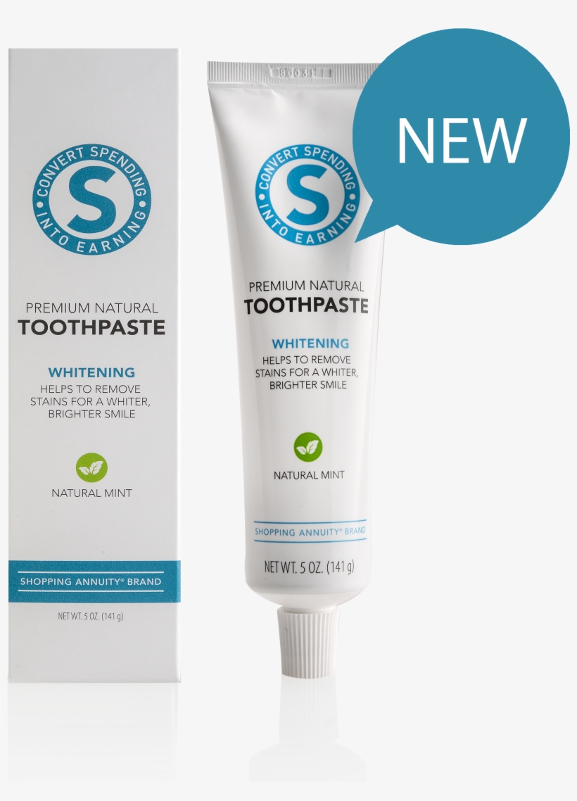 Shopping Annuity Usa Toothpaste With Box Burst - 購物 年金 精選 清新 亮 白 牙膏, transparent png #2112846