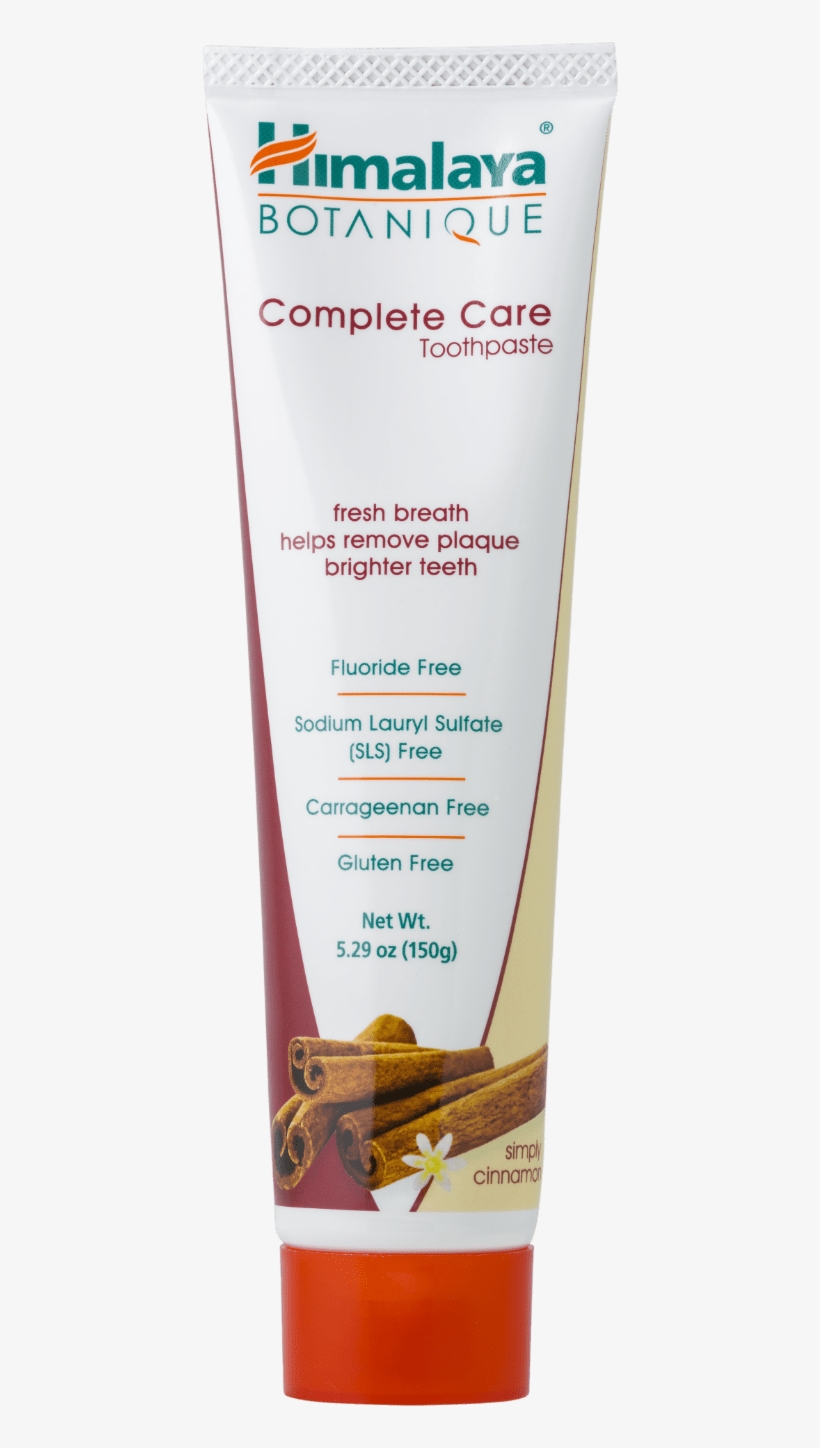 Simply Cinnamon Complete Care Toothpaste - Himalaya Toothpaste Fluoride Free, transparent png #2113037