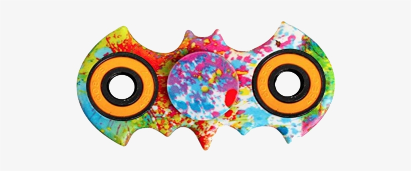 Download - Batman Fidget Spinner Splatter, transparent png #2113059