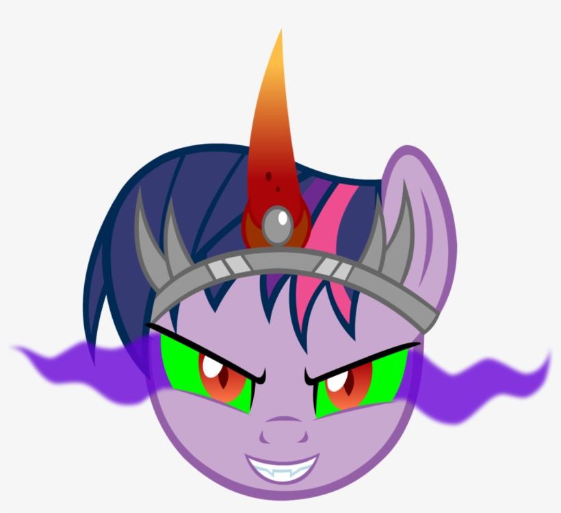 Alexstrazse, Bust, Corrupted, Corrupted Twilight Sparkle, - Twilight Pony Bad Ass, transparent png #2113374