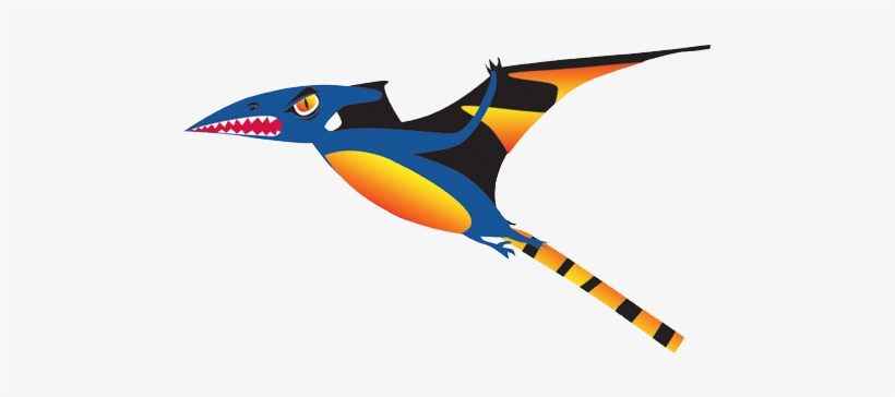 Black Wing Pterodactyl - The National Trust Pterodactyl Kite, transparent png #2113634