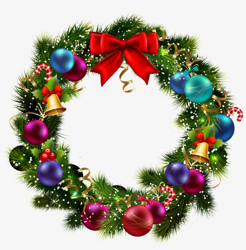 Christmas Bicycle Drop Off Location In Decatur Al - Transparent Background Christmas Wreath, transparent png #2113635