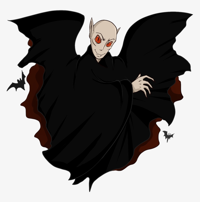 Free To Use Public Domain Halloween Clip Art - Vampirs-aufkleber Quadratischer Aufkleber, transparent png #2113701