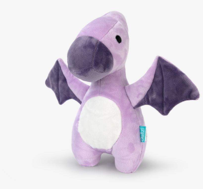 Bellzi® Cute Pterodactyl Dinosaur Stuffed Animal Plush - Stuffed Toy, transparent png #2113963