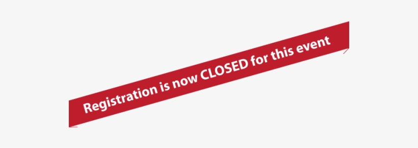 Registration Closed Banner - Registration Closed Png, transparent png #2114091