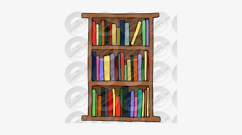 Bookcase Clipart Classroom - Bookcase, transparent png #2114230