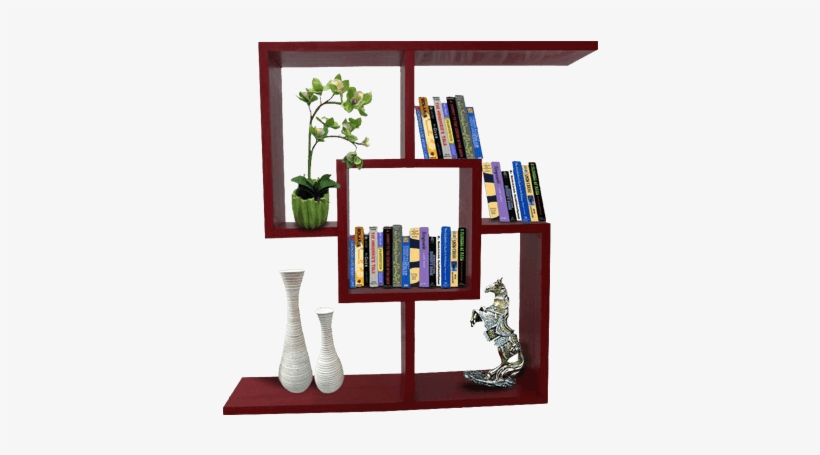 Red Small Bookshelf With Smooth Laminate Finish - Bookcase, transparent png #2114257
