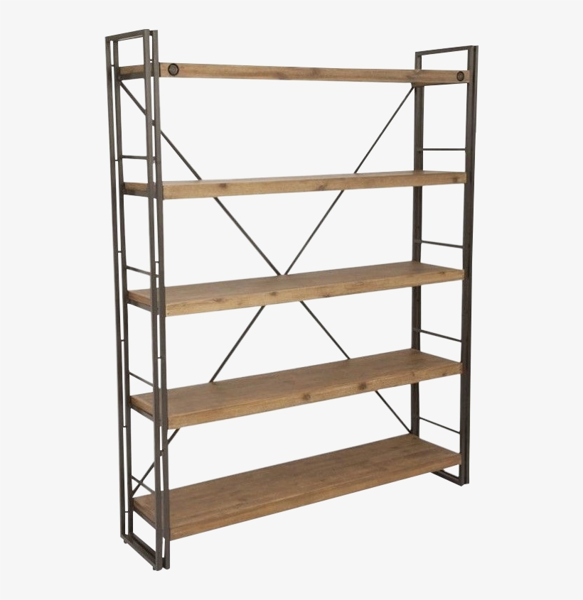 Moe's Brooklyn Large Open Bookshelf In Dark Brown - Moes Home Collection Brooklyn Large Open Bookshelf, transparent png #2114460