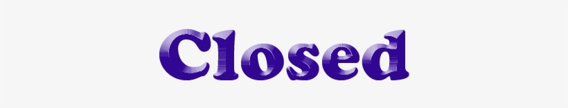 Closed , 25k - Vector Graphics, transparent png #2114842