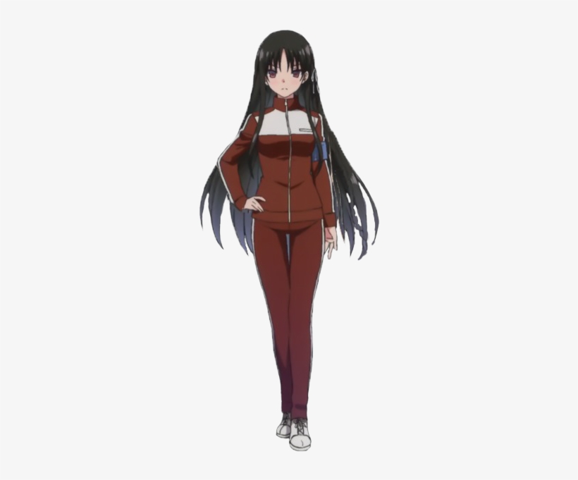 Suzune Horikita Track Suit - Cartoon, transparent png #2114953