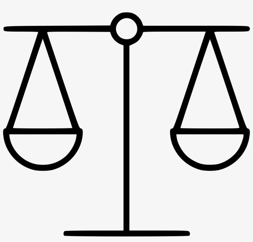 Balance Measure Measurement Weight Comments - Outline Of A Balance, transparent png #2115375