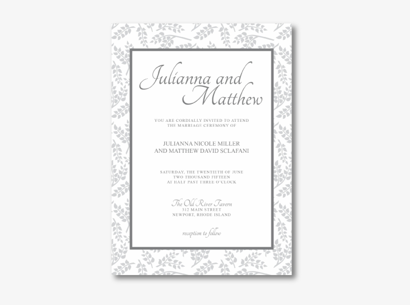 Daphne Wedding Invitations, transparent png #2115673